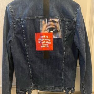 Frankie Morello Jean Jacket Sz large